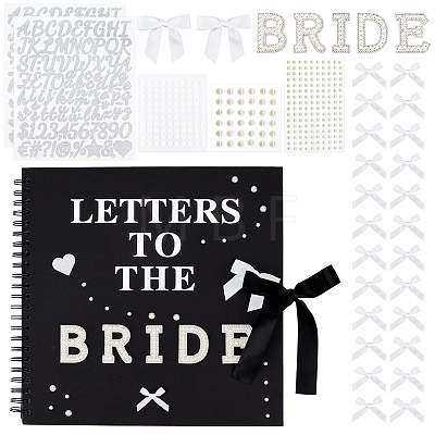 DIY Wedding Photo Album Guestbook Set DIY-TW0001-04A-1
