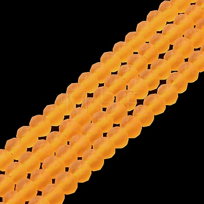 Transparent Glass Beads Strands X-EGLA-A034-T6mm-MD05-1