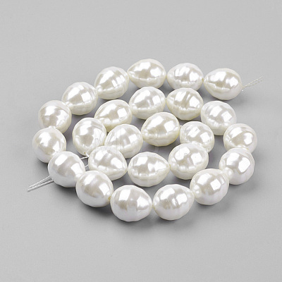 Shell Pearl Beads Strands BSHE-K010-05A-1