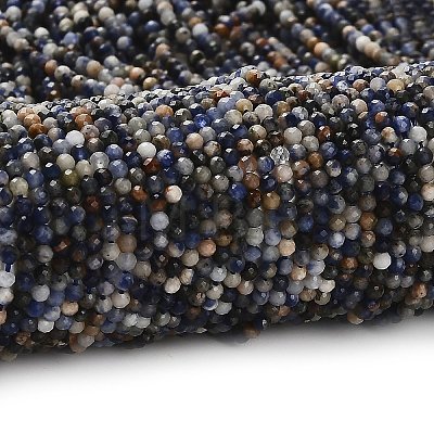 Natural Sodalite Beads Strands G-RM2025-A19-2mm-A-1