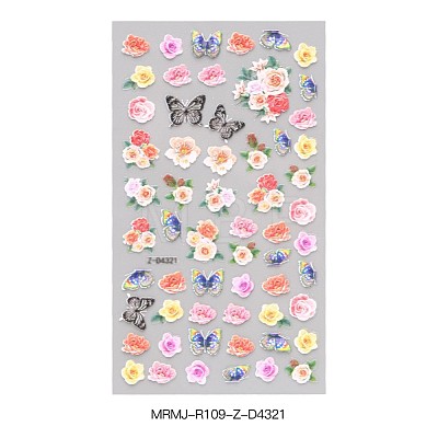 5D Watermark Slider Gel Nail Art MRMJ-R109-Z-D4321-1