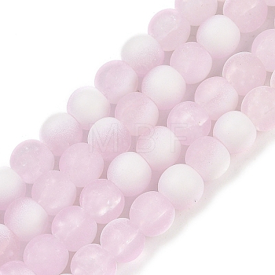 Frosted Crackle Glass Beads X1-GLAA-U001-6mm-M03-1