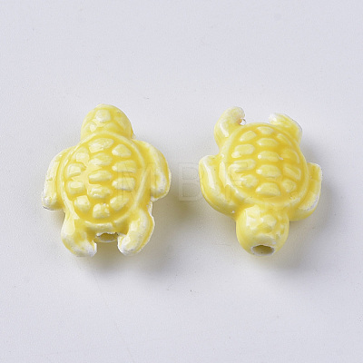 Handmade Porcelain Beads PORC-T005-001E-1