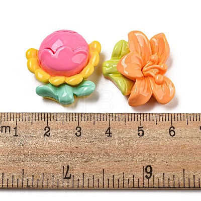 Opaque Resin Decoden Cabochons CRES-R199-01-1