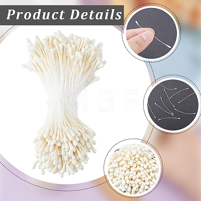 6Bundles Gypsum Artificial Flower Heart Core DIY-GF0014-11B-1