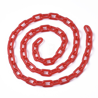 Opaque Acrylic Cable Chains SACR-N010-002F-1