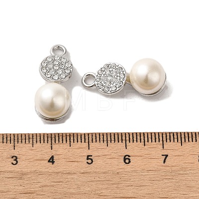 Alloy with Rhinestone Pendants FIND-B032-26P-1