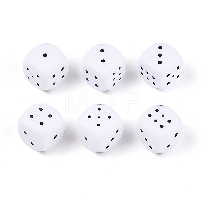 Opaque Acrylic Beads SACR-T035-19M-1