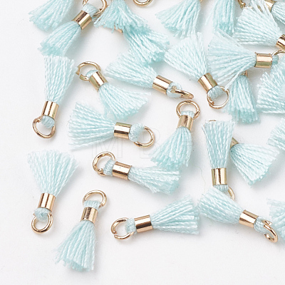 Polycotton(Polyester Cotton) Tassel Pendant Decorations FIND-S275-17G-1