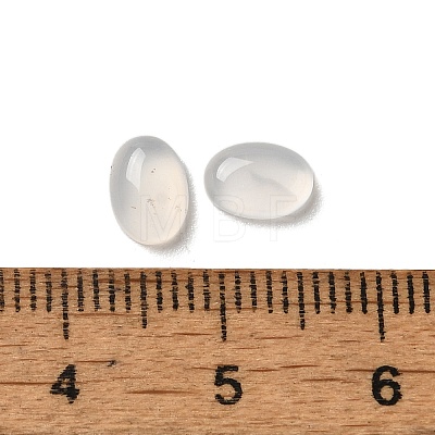 Natural White Agate Cabochons G-F605E-13B-1