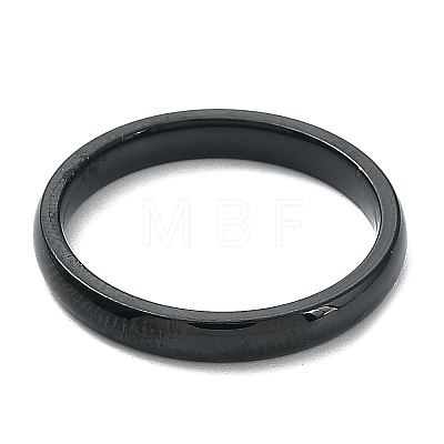 Ion Plating(IP) 304 Stainless Steel Flat Plain Band Rings STAS-I160-D-21mm-B-1