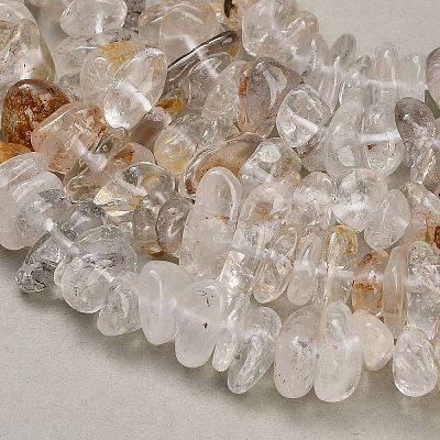 Natural Herkimer Diamond Beads Strands GG-CBAC61B-C08-01-1