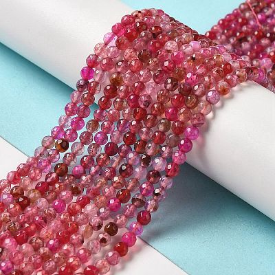 Natural Agate Beads Strands X-G-G079-A01-01-1