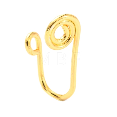 Brass Nose Rings AJEW-F053-25G-1