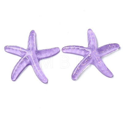 Translucent Resin Sea Animal Cabochons RESI-B016-01E-1