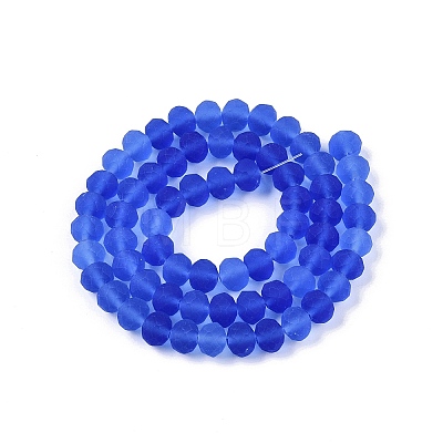 Transparent Glass Beads Strands EGLA-A044-T8mm-MD31-1