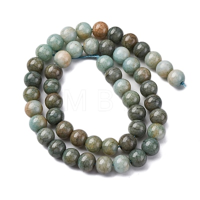 Ombre Effect Dyed Glass Beads Strands GLAA-T031-01O-13-1