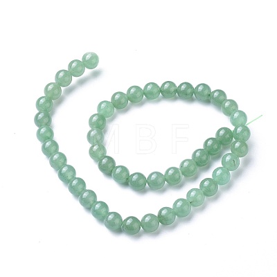 Natural Green Aventurine Beads Strands X-GSR024-1