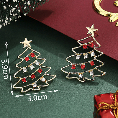 Alloy Stud Earrings FS-WG7AF48-14-1
