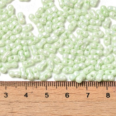 Opaque Colours Luster Glass Seed Beads SEED-B001-01A-10-1