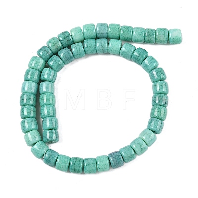 Dyed Glass Beads Strands GLAA-H037-01-1