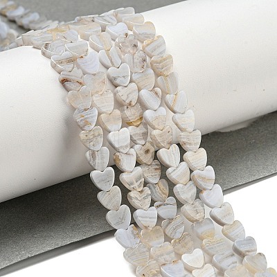 Natural Blue Lace Agate Beads Strands G-NH0001-B02-01-1