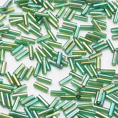 Glass Bugle Beads SEED-E001-9mm-167-1