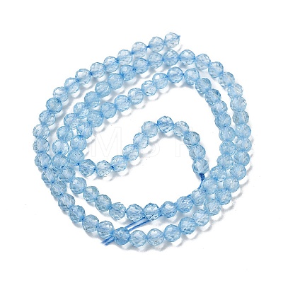 Natural Blue Topaz Beads Strands G-B088-C05-04-1