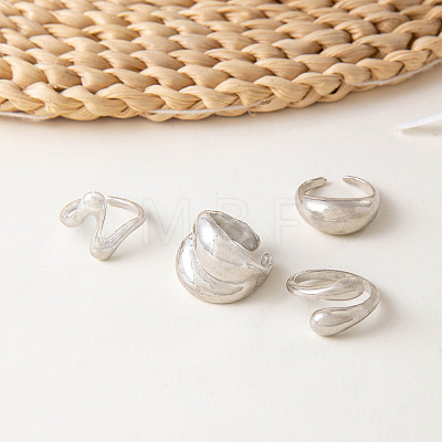 4Pcs Alloy Finger Rings Sets WG7802C-02-1