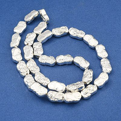 Electroplated Synthetic Non-magnetic Hematite Beads Strands G-C136-E01-01-1