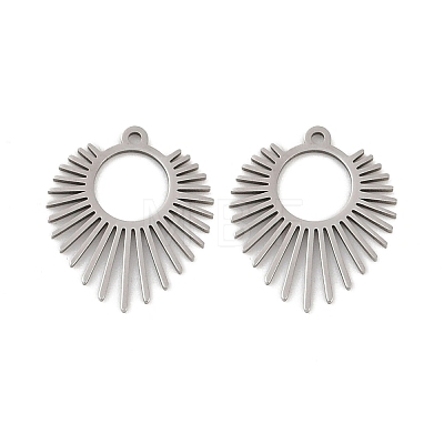 201 Stainless Steel Pendants STAS-U052-02E-P-1