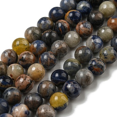 Natural Sodalite Beads Strands G-F591-13-1