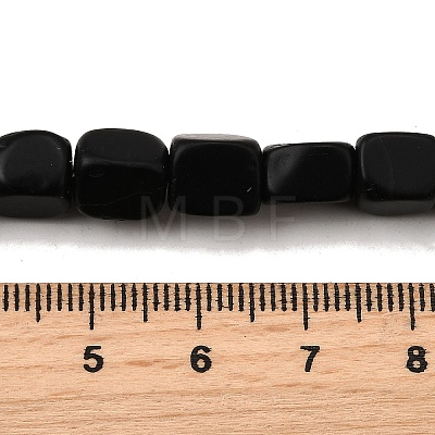 Natural Black Onyx Beads Strands G-F791-C05-1
