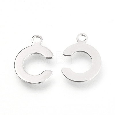 201 Stainless Steel Charms X-STAS-C021-06P-C-1