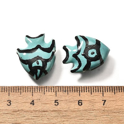 Handmade Porcelain Beads PORC-S002-02B-1