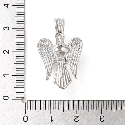 Alloy Bead Cage Pendants FIND-M012-01G-P-1
