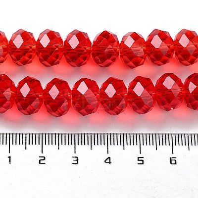 Glass Beads Strands GR12MMY-47L-1