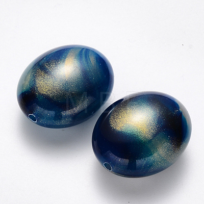 Imitation Gemstone Acrylic Beads OACR-R075-08A-1