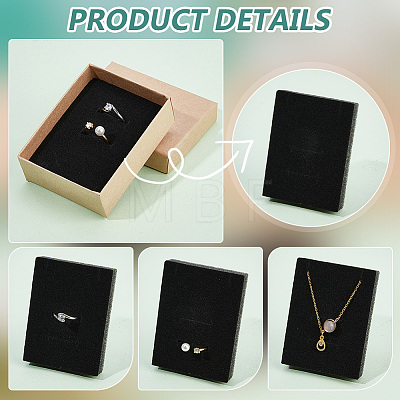  12Pcs Cardboard Jewelry Packaging Boxes CON-NB0002-26A-1