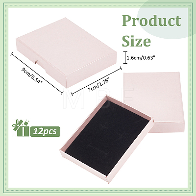 Rectangle Cardboard Paper Jewelry Set Boxes CON-WH0086-100A-1