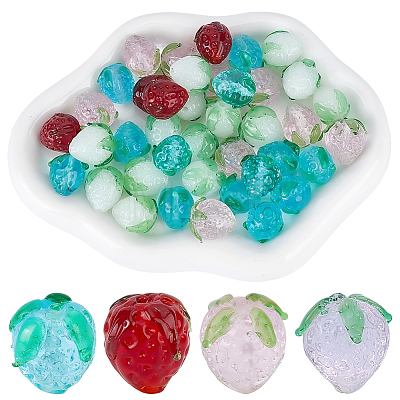 40Pcs Glass Beads GLAA-PA0001-62-1