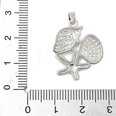 Brass Pendants KK-B139-21A-P-1