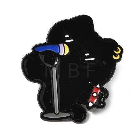 Musician Cat Enamel Pins JEWB-K037-01B-EB-1