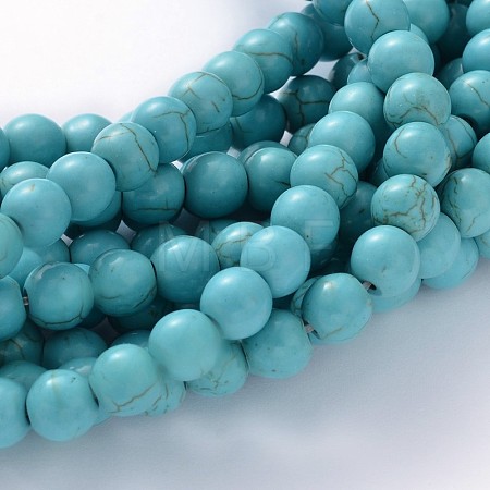 Synthetic Turquoise Beads Strands TURQ-S192-12mm-2-1