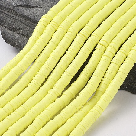 Handmade Polymer Clay Beads X-CLAY-R067-6.0mm-23-1
