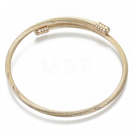 Alloy Cuff Bangles Making PALLOY-N158-035LG-1