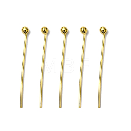 Brass Ball Head Pins X-KK-R020-04G-1
