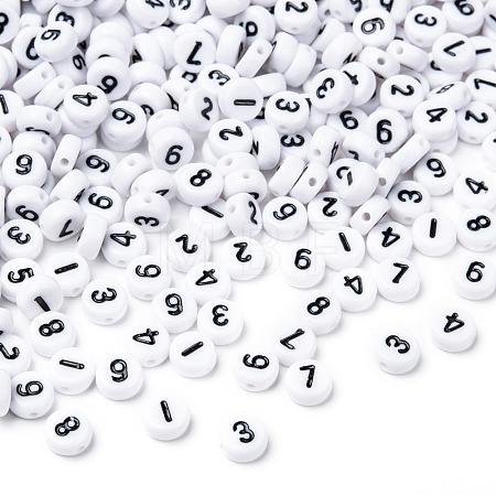 Opaque Acrylic Beads PB9111-1