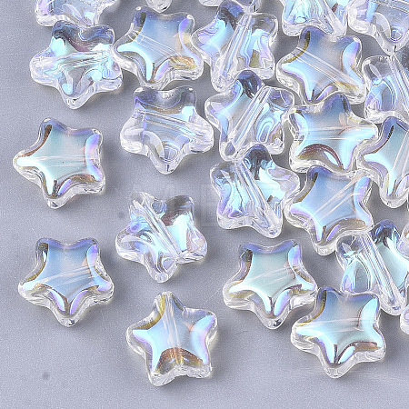 Transparent Glass Beads X1-GLAA-N035-01-B01-1