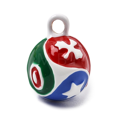 Alloy Enamel Pendants AL-CBAA4B4-03-1